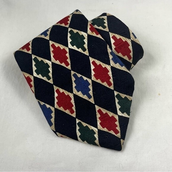 AKA Eddie Bauer VTG? Silk Tie - Picture 1 of 7